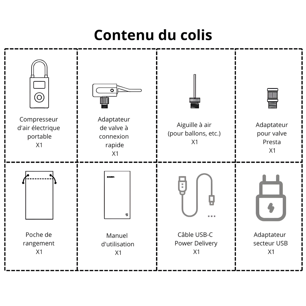 Mini compresseur portable